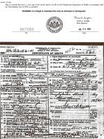 Death Record of Mary Jane Talley Williams Collins
