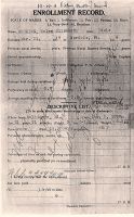Enrollment Record of Helen Elizabeth Bucking in the U.S.N.R (F).