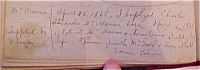 Baptismal Record of Charles McManus, Son of Patrick McManus Anastasia Field