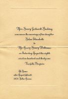 Wedding Announcement (Helen Elizabeth Bucking to Avery H. Williams)