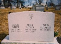 Dunn Family headstone (Rear)