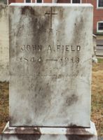 Headstone of John A. Field