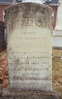 Headstone of John Field, Native of Kildare, at St. Denis Church in Whitefield, ME