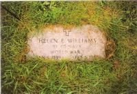 Headstone of Helen Elizabeth (Bucking) Williams